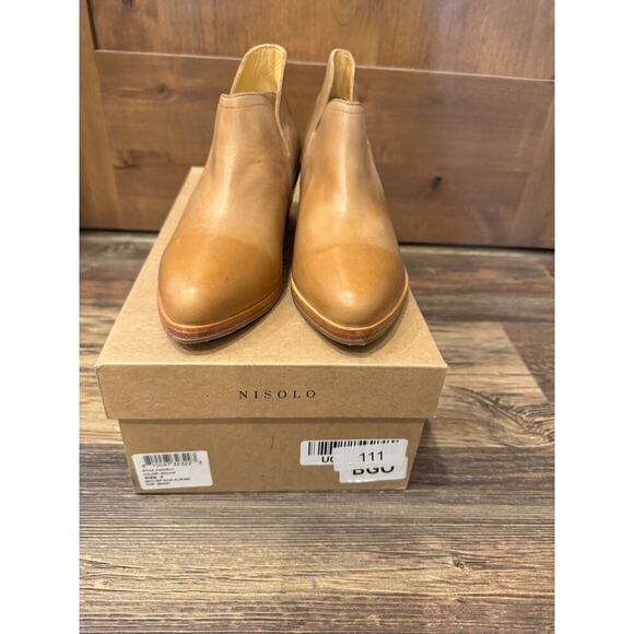 Nisolo Mia Ankle Boot Leather size 8 Almond - Picture 2 of 13